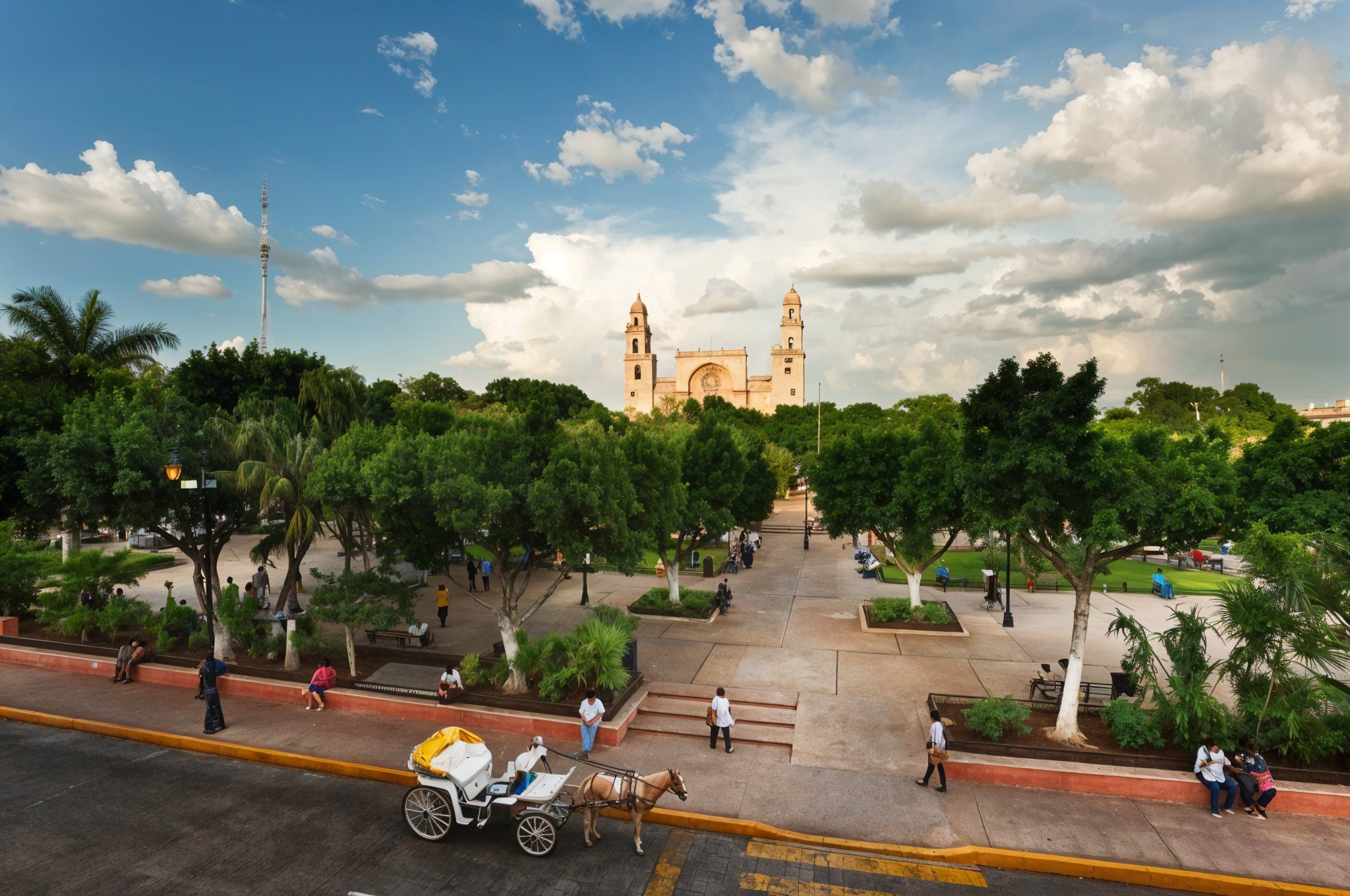 Plaza Grande de Mérida en México