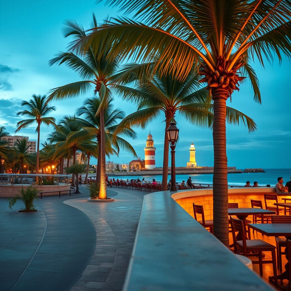 Mazatlán malecón cervecerías