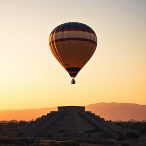 vuelo en globo Teotihuacán