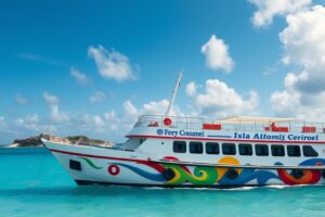 Isla Cozumel en ferry